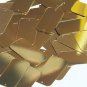 Gold Metallic Sequin 2 hole Rectangle 1.5 inch Couture Loose Paillettes