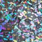 Sequin 30mm Round Silver Northern Lights Reflective Couture Paillettes