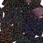 Black Galactic Navette Leaf Sequins Glitter Hologram 1.5 inch Couture Paillettes