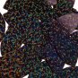 Black Galactic Navette Leaf Sequins Glitter Hologram 1.5 inch Couture Paillettes