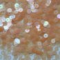 4mm Flat SEQUIN PAILLETTES Loose ~ Pink Rainbow Semi Frost ~ Made in USA