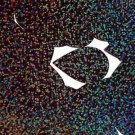 Black Galactic Sequin Teardrop Glitter Hologram 1.5 inch Large Couture Paillette