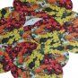Round Sequin 1.5" Flower Meadow Garden Red Yellow Orange Opaque