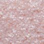 4mm Cup Sequins Loose Paillettes ~ Petal Pink Rainbow Semi Frost ~ Made in USA