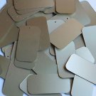 Rectangle Sequin 1.5" White Gold Matte Silk Frost Matte Silk Frost