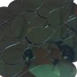 Forest Green Metallic Shiny Sequins Teardrop 1.5 inch Large Couture Paillettes