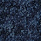 5mm Cup SEQUIN FACET Loose Paillettes ~  Navy Blue Matte Silk Frost Premium
