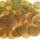 Caramel Gold Transparent Sequin Round 30mm Couture Paillettes