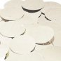 Silver Shiny Metallic Sequins Shiny Round 1.5" Large Couture Paillettes