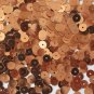 6mm Flat SEQUIN PAILLETTES ~ Premium COPPER Metallic ~ Round ~ Made in USA