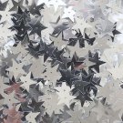 Silver Star Sequin Paillettes 15mm Metallic Embellishment Costume Craft