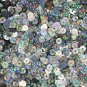 5mm Flat SEQUIN PAILLETTES ~ SILVER Multi Laser Hologram Metallic ~ Made in USA