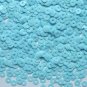 4mm Flat SEQUIN PAILLETTES ~ Opaque Pastel Light Blue Rainbow Iris
