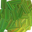 Lime Green City Lights Sequin Rectangle Reflective 1.5 inch Couture Paillettes
