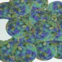 Round Sequin 1.5" Thermal Planet Earth Green Blue Jewel Opaque