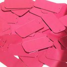 Fuchsia Pink Metallic Sequins Rectangle 1.5 inch Couture Paillettes