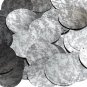 Round Sequin 1.5" Digi Ice Camo Camouflage Gray Black Metallic