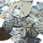 Navette Leaf Sequin 1.5" Brown Stone Rocks Pebbles Gravel Gold Metallic