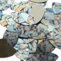 Navette Leaf Sequin 1.5" Brown Stone Rocks Pebbles Gravel Gold Metallic