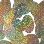 Gold Hologram Multi Reflective Metallic Sequins Oval 2" Large Couture Paillettes