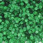 5mm Cup SEQUIN FACET PAILLETTE ~ Green Laser Hologram Metallic Reflective