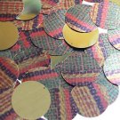 30mm Sequins Ethnic Woven Fabric Weave Multicolor Metallic