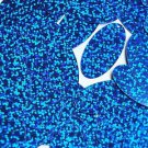 Royal Blue Hologram Multi Reflective Sequins Oval 1.5" Large Couture Paillettes