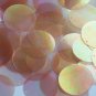Round Sequin 30mm Copper Matte Crystal Rainbow Iris Iridescent