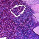 Violet Purple Glitter Hologram Fishscale Fin 1.5" Couture Sequin Paillettes