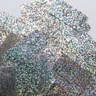 Silver Glitter Hologram Reflective Sequins Rectangle Long 1.5" Couture Paillette