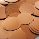 Copper Sequin paillettes 30mm ROUND  ~  Premium Metallic ~ Flat Disc Made in USA