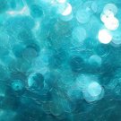 Blue Loose SEQUINS 8mm flat PAILLETTES ~ Transparent Aqua Blue See Thru ~ USA