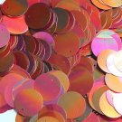 20mm Sequins Red Gold Rainbow Iris Shiny Metallic. Made in USA