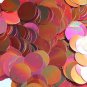 20mm Sequins Red Gold Rainbow Iris Shiny Metallic. Made in USA