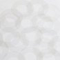 Donut Ring Sequin 1.5" Crystal Clear Transparent See-Thru