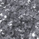 3mm Flat SEQUIN PAILLETTES ~ GUNMETAL SHINY GRAY HEMATITE Metallic ~ Made in USA