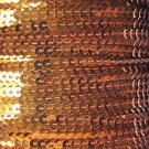 Sequin Stitched Trim 4mm ~ Orange Shiny Metallic ~ Made in USA