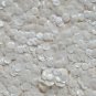 8mm Cup Sequins Facet Paillette ~ Ivory Cream Semi Opaque ~ Made in USA