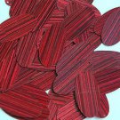Wine Red Sequins City Lights Reflective Oval 1.5 inch Large Couture Paillettes