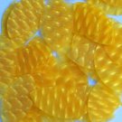 3D Yellow Navette Sequin Leaf 1.5 inch Dimensional Reflector Paillettes