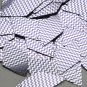 Long Diamond Sequin 1.75" Purple Silver Chevron Zig Zag Pattern Metallic