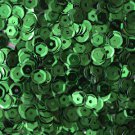 5mm Cup SEQUIN FACET PAILLETTES ~ GREEN Metallic ~ Made in USA