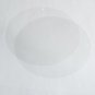 Round 6" Sequins Crystal Clear Transparent See-Thru