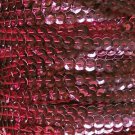Sequin Trim 5mm Cup Rose Pink Metallic. Made in USA