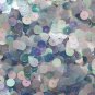SEQUINS 8mm flat PAILLETTES ~ Pale Blue Crystal Rainbow Iris ~ Made in USA.