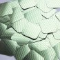 Square Diamond Sequin 1.5" Lime Green Silver Chevron Zig Zag Pattern Metallic