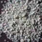 3mm Flat SEQUIN PAILLETTES ~ WHITE AURORA Rainbow Pearl ~ Made in USA.