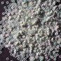 3mm Flat SEQUIN PAILLETTES ~ WHITE AURORA Rainbow Pearl ~ Made in USA.