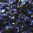 8mm Cup SEQUIN FACET PAILLETTES~ Deep MIDNIGHT BLUE Premium Rainbow Metallic