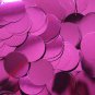 Purple Metallic Sequins 24mm (1") Flat Round Top Hole Loose Paillettes
